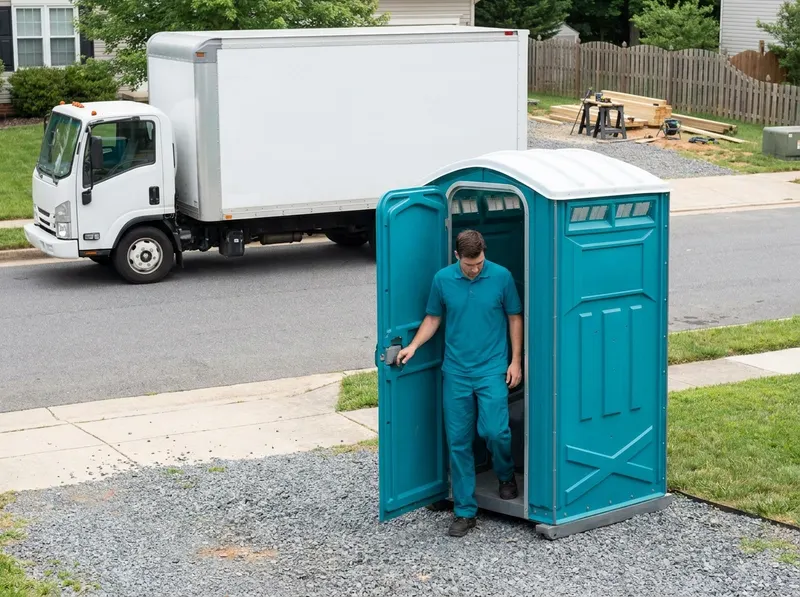 Construction Site Restroom Units in Vienna, VA