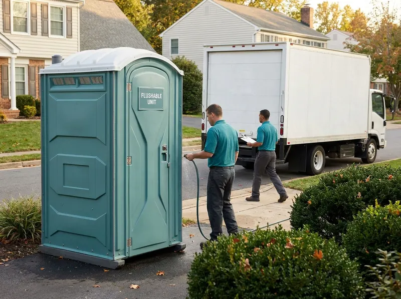 Flushable Portable Restrooms in Vienna, VA